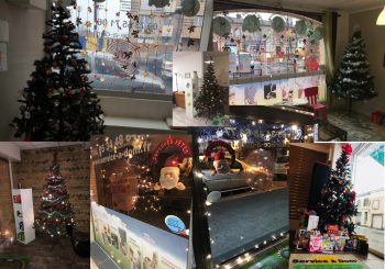 Les agences sont décorées pour les fêtes de fin d’année