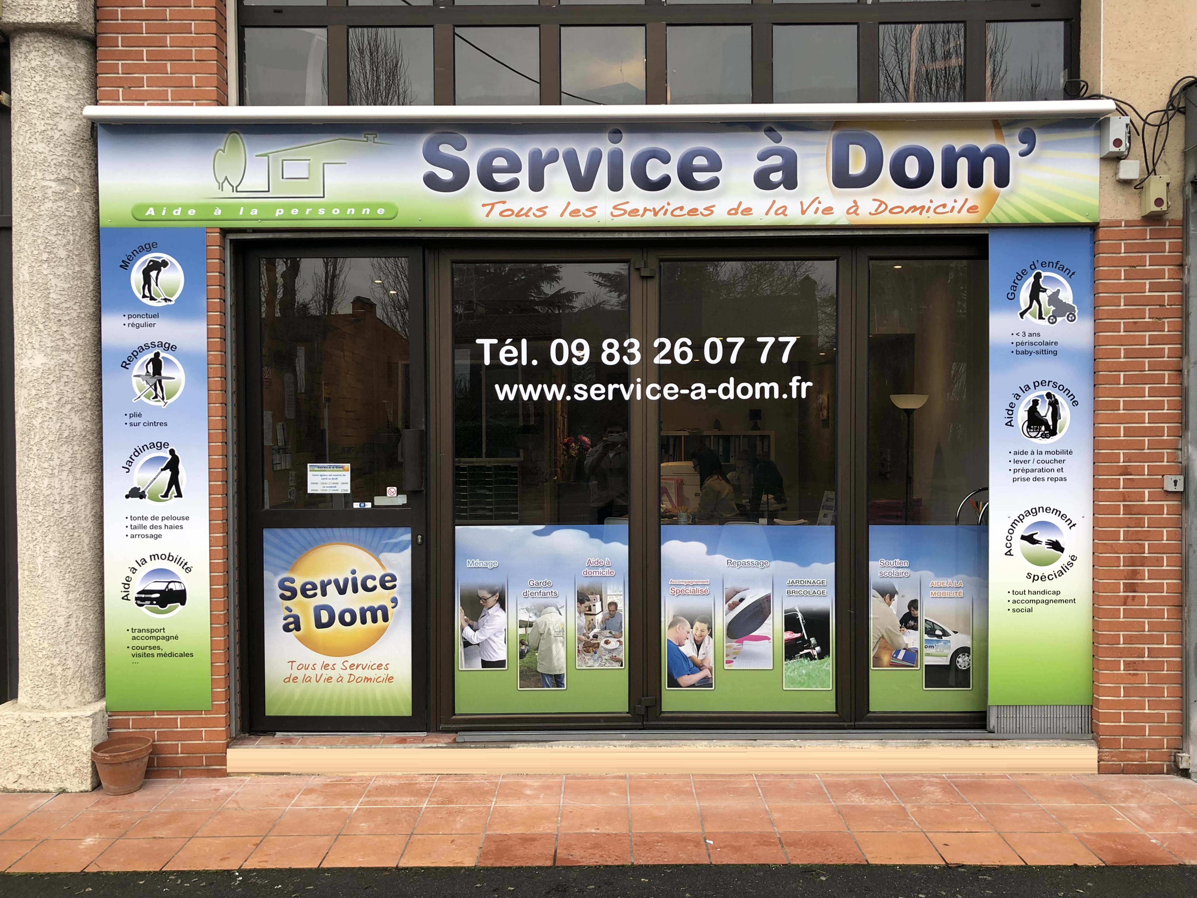 Nouvelle agence à St Alban Service à dom